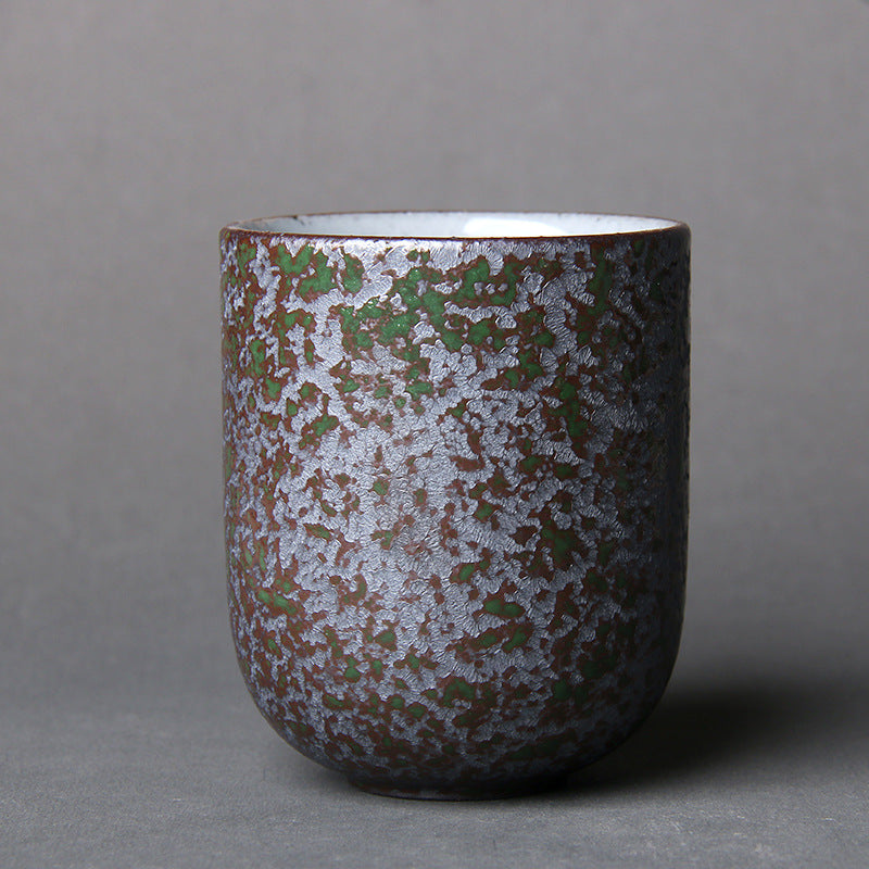Large size rough pottery kiln-fired teacup, Japanese ceramic Kung Fu tea set, single cup, water cup, teacup, ceramic cup