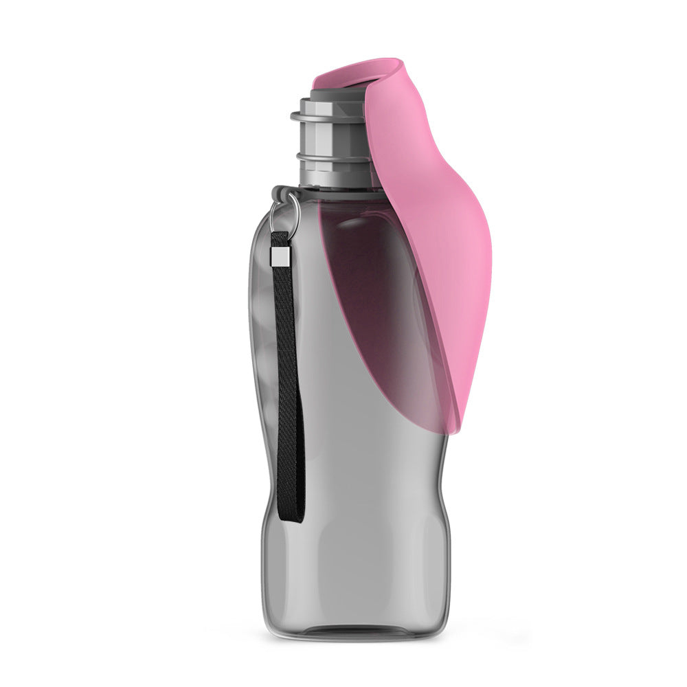 Dog outing large capacity water cup portable accompanying cup pet folding flip water feeding water dispenser outing kettle