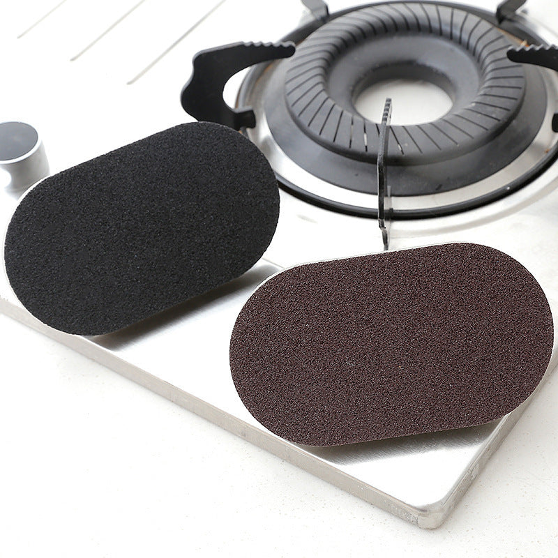 Diamond abrasive magic eraser strong decontamination nano sponge brush pot bottom descaling artifact kitchen scouring pad cleaning wipe