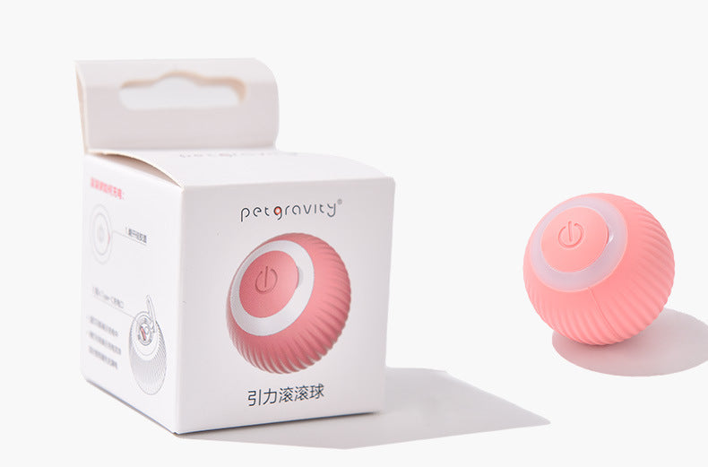Pet Gravitational Rechargeable Cat Toy Ball Self-Hi Bore Relief Artifact Amusing Cat Stick Electric Smart Amusing Cat Ball Pet Supplies