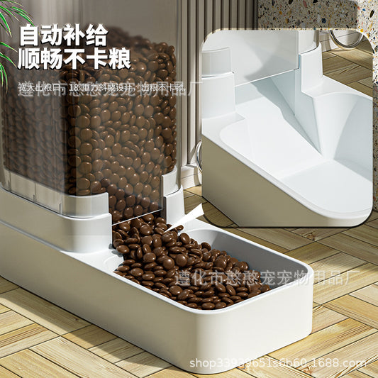 Cat drinking fountain cat automatic feeder pet drinking water dog food utensils running water unplugged kettle pet supplies