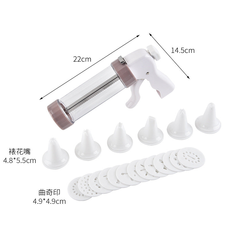 Factory direct sales of manual cookie cutters, piping nozzles, butter dispensers, and baking tools.