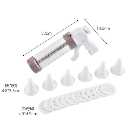 Factory direct sales of manual cookie cutters, piping nozzles, butter dispensers, and baking tools.