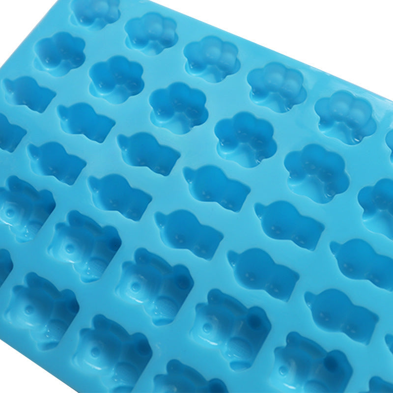 Blues 42-piece Panda Claw Silicone Chocolate Mold Mini Fondant Fire Paint Wax Mold
