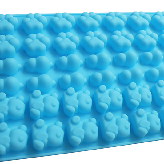 Blues 42-piece Panda Claw Silicone Chocolate Mold Mini Fondant Fire Paint Wax Mold