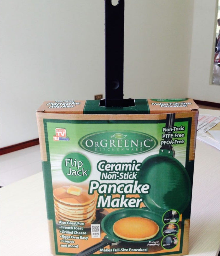 Flip Jack Pan ceramic Pancake Maker Cake Pan TV Mexican Cake Maker