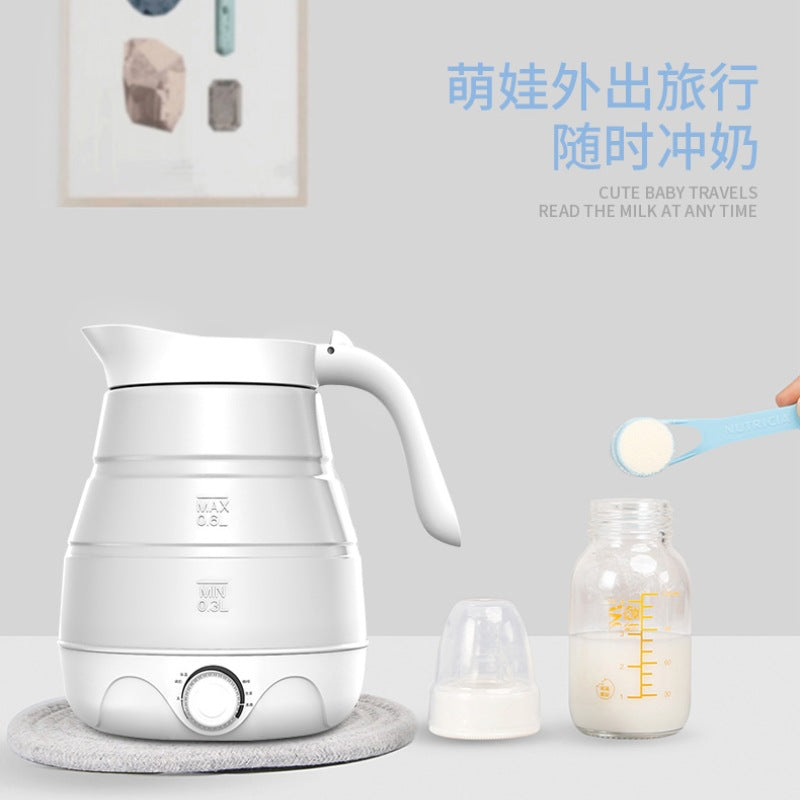110V220V Weibili silicone electric kettle travel mini home automatic insulation portable kettle