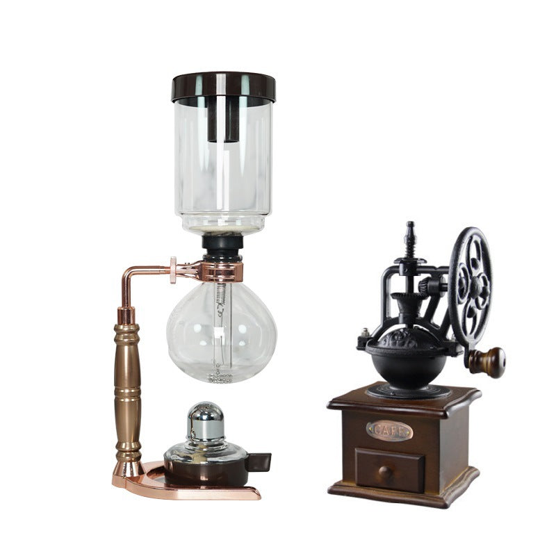 Siphon coffee pot household cooking siphon pot set glassware coffee machine 3 servings 5 servings