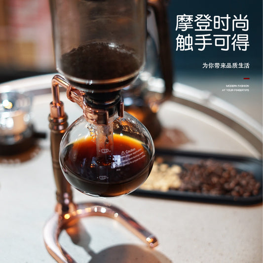Siphon coffee pot household cooking siphon pot set glassware coffee machine 3 servings 5 servings