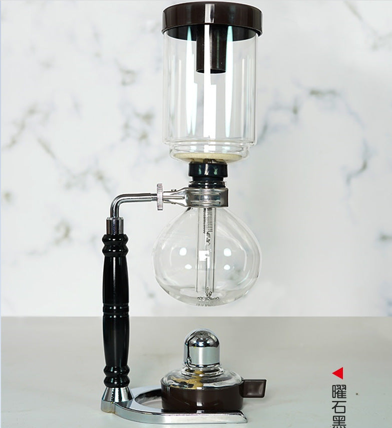 Siphon coffee pot household cooking siphon pot set glassware coffee machine 3 servings 5 servings