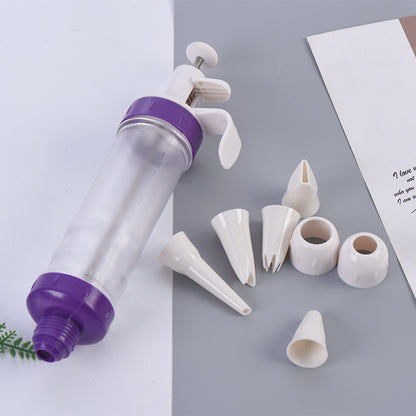 Cream gun decorating tool home cake decorating nozzle tool manufacturer wholesale cream baking DIY tool set