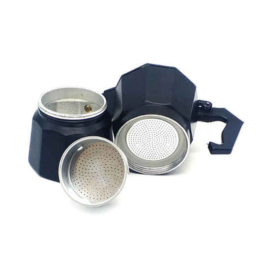 [Easy Star] Cross-border e-commerce color Mocha coffee pot Italian aluminum octagonal pot coffee cup can print logo