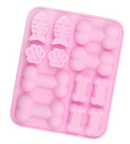Blues 42-piece Panda Claw Silicone Chocolate Mold Mini Fondant Fire Paint Wax Mold