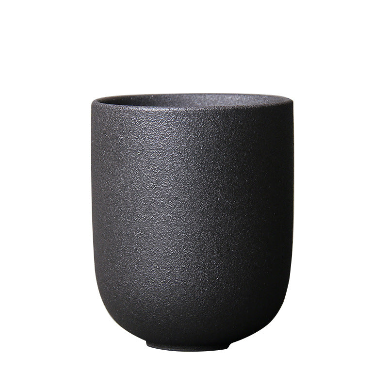 Large size rough pottery kiln-fired teacup, Japanese ceramic Kung Fu tea set, single cup, water cup, teacup, ceramic cup