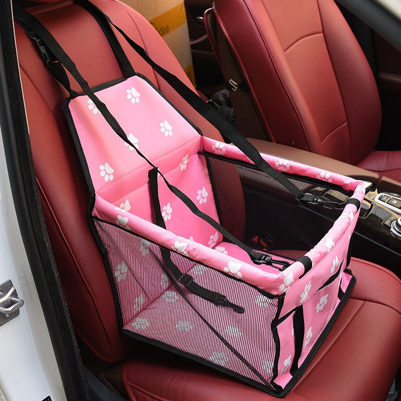 Amazon hot sale car pet mat bear paw pet car mat waterproof travel pet seat cushion pet kennel