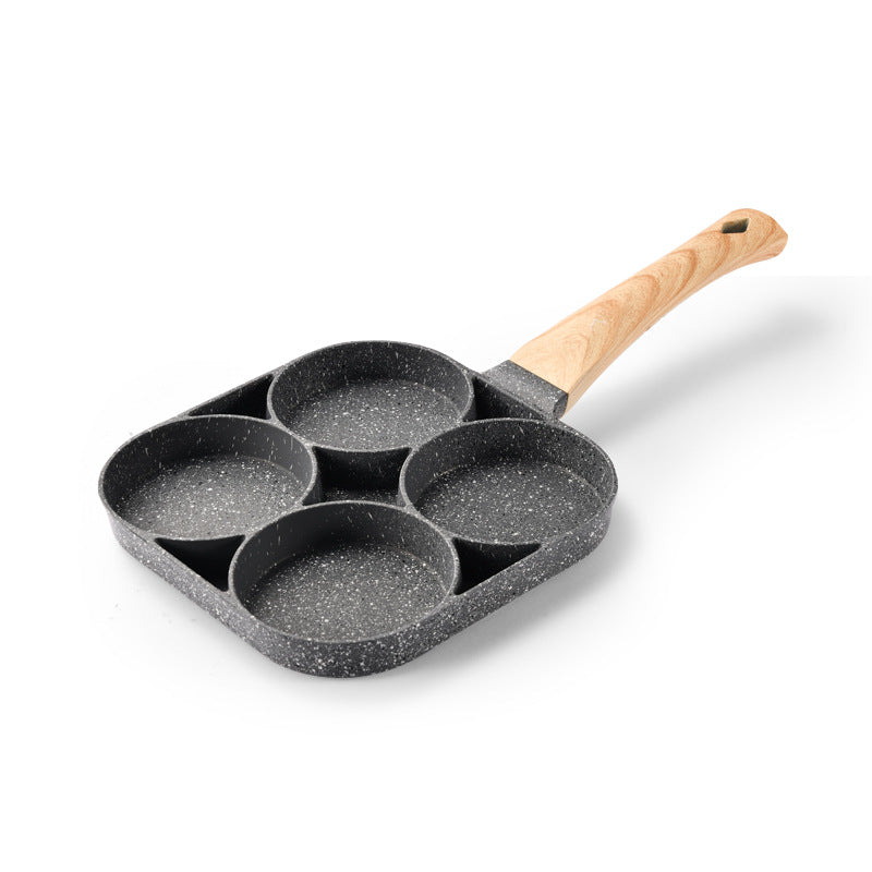 Omelette pan four-hole breakfast egg hamburger pan non-stick pan