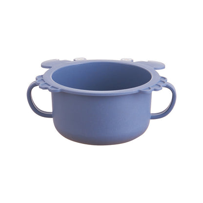 Children's crab tableware 6-piece set baby creative shape divided home dining plate shatter-resistant double-handled bowl cup