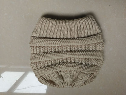 Ponytail Knitted Hat