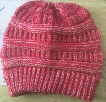 Ponytail Knitted Hat