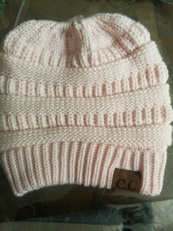 Ponytail Knitted Hat