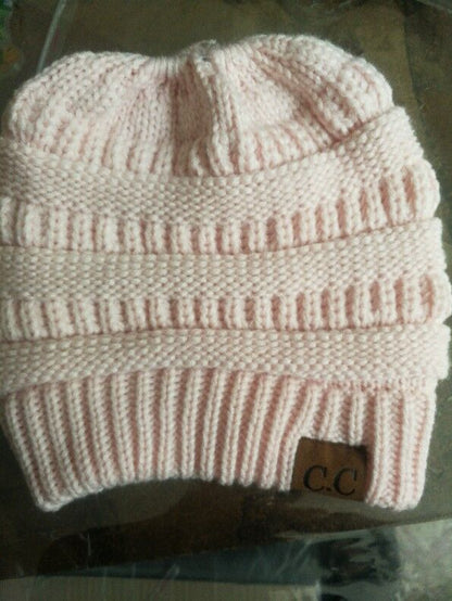 Ponytail Knitted Hat