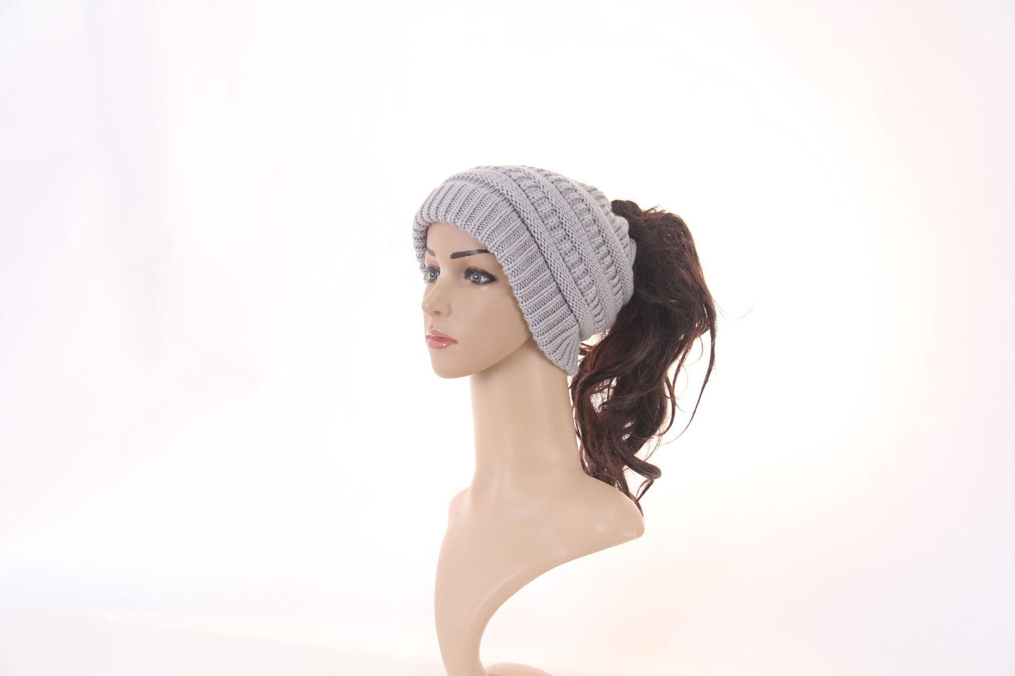 Ponytail Knitted Hat