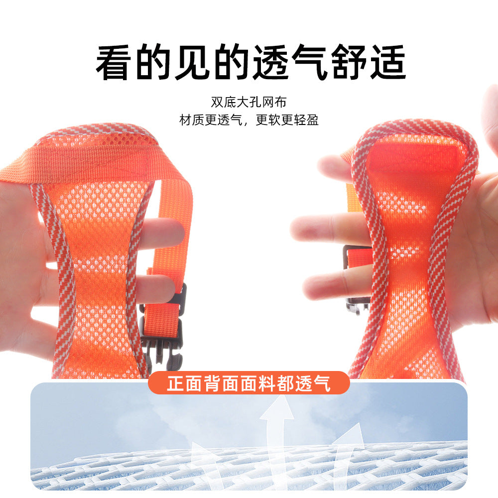New dog chest harness Dopamine pet chest harness reflective breathable pet leash pet supplies