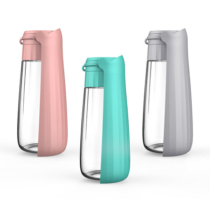 Pet water cup dog outdoor kettle dog portable large capacity foldable dog water bottle dog walking drinking water feeder factory