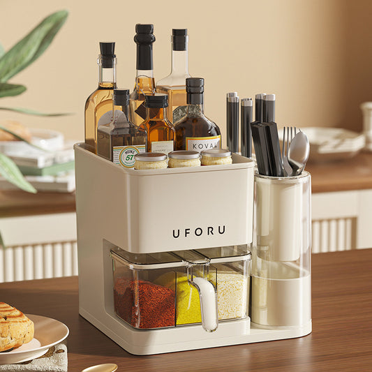 Multifunctional kitchen rack modern simple combination set kitchen supplies tableware condiment kitchen storage rack