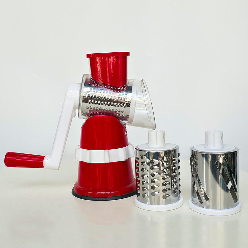 Multifunctional hand-cranked 2nd generation vegetable cutter slicer grater drum vegetable cutter potato slicer kitchen gadget