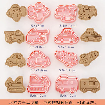 Capybara cartoon cookie cutter, household 3D pressing and cutting mold, fondant baking tool
