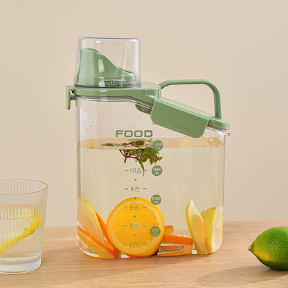 Summer household refrigerator cold water bucket lemon fruit tea cold brew pot cold water kettle fresh-keeping large capacity cold water kettle with handle