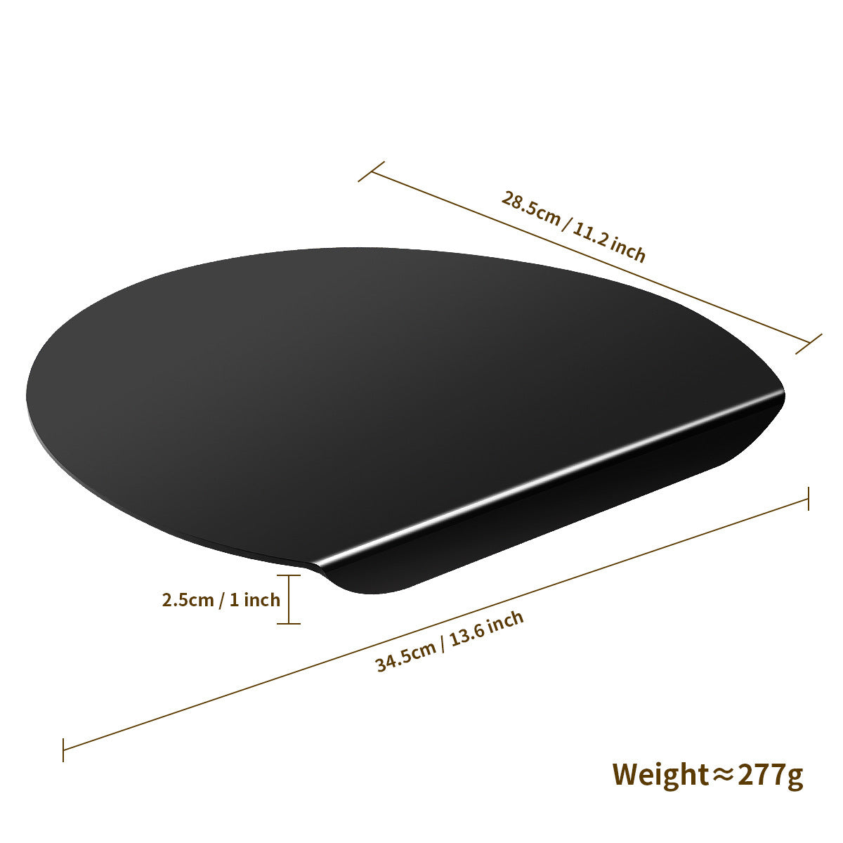 Cross-border acrylic cutting board kitchen countertop transparent fruit and vegetable cutting board cooked food cutting board plexiglass tray