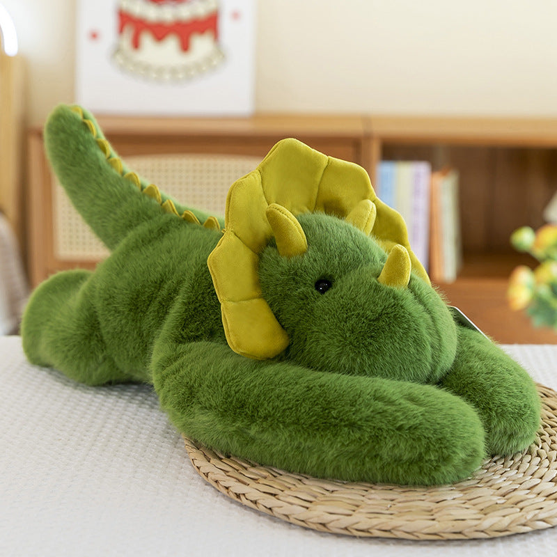 Adorable plush toy for pet comfort, cute lying-down doll, bed hug, birthday gift