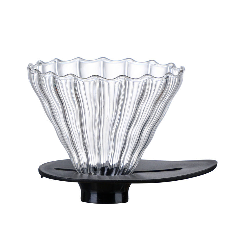 Manufacturers produce glass coffee funnel glass coffee filter coffee filter funnel coffee pot filter paper