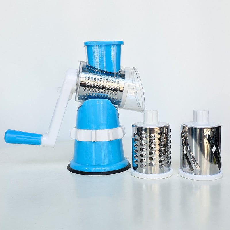 Multifunctional hand-cranked 2nd generation vegetable cutter slicer grater drum vegetable cutter potato slicer kitchen gadget