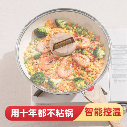 Household smokeless pot electric stove universal pan non-stick pan multi-functional frying pan
