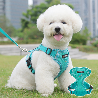 New dog chest harness Dopamine pet chest harness reflective breathable pet leash pet supplies