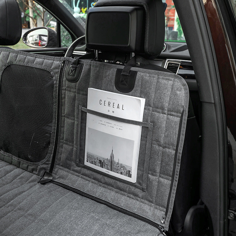 Detachable car pet mat waterproof car pet mat car rear anti-scratch pet mat pet supplies