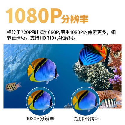 New cross-border intelligent ultra-high-definition projector 4K direct projection home projector daytime office conference living room smart