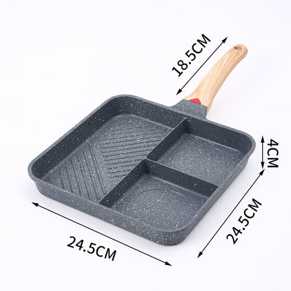 Omelette pan four-hole breakfast egg hamburger pan non-stick pan