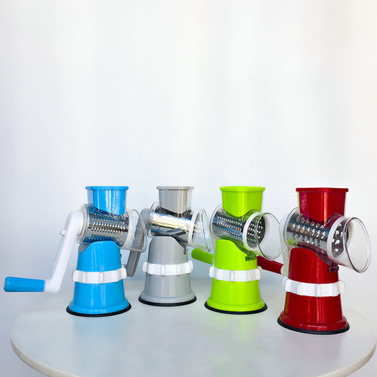 Multifunctional hand-cranked 2nd generation vegetable cutter slicer grater drum vegetable cutter potato slicer kitchen gadget