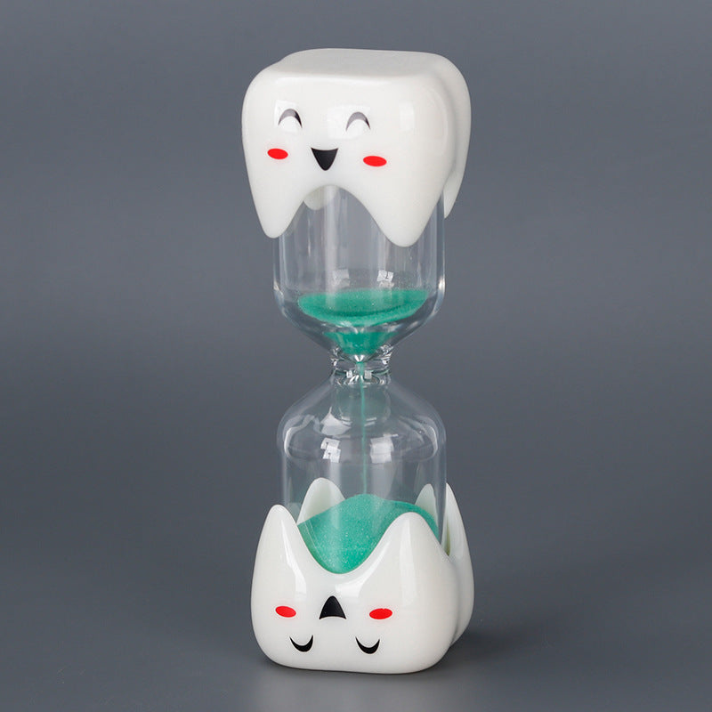 Children's brushing timer smiley face hourglass timer birthday gift creative decorative ornament small hourglass event gift
