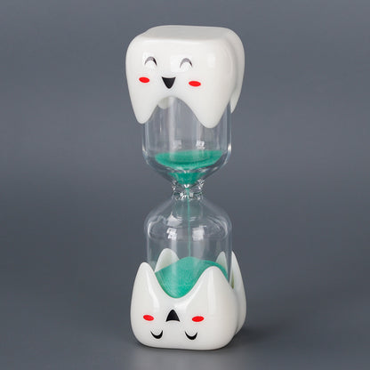 Children's brushing timer smiley face hourglass timer birthday gift creative decorative ornament small hourglass event gift