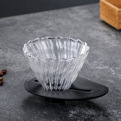 Manufacturers produce glass coffee funnel glass coffee filter coffee filter funnel coffee pot filter paper