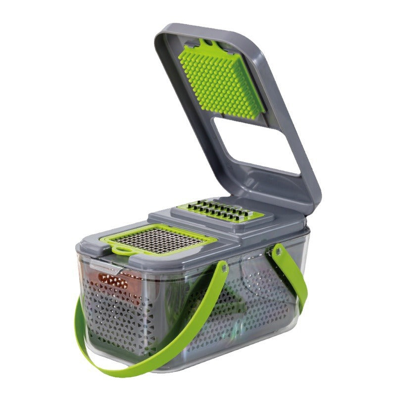 Kitchen multi-function vegetable cutter slicer grater onion potato dicer vegetable cutter 22-piece set patented design