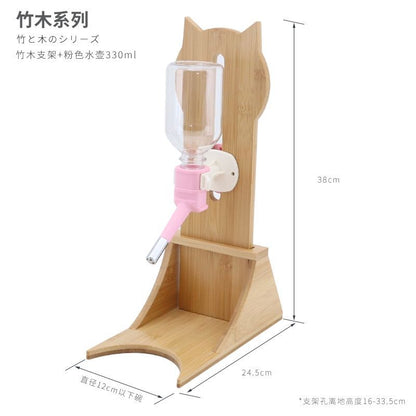 Cat supplies cat drinking fountain pet non-plug hanging drinking and feeding automatic kettle water kettle with young