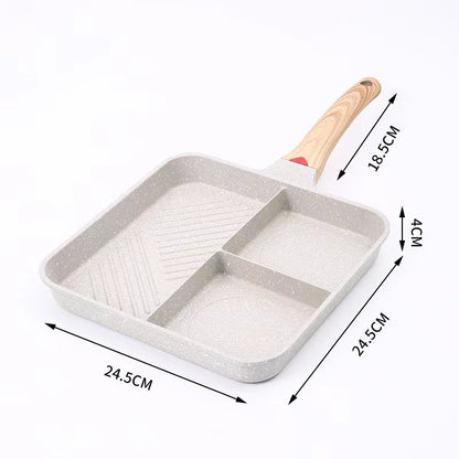 Omelette pan four-hole breakfast egg hamburger pan non-stick pan