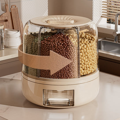 Storage box for grains, kitchen rice bucket, sealed rice jar, food grade moisture-proof and insect-proof food storage