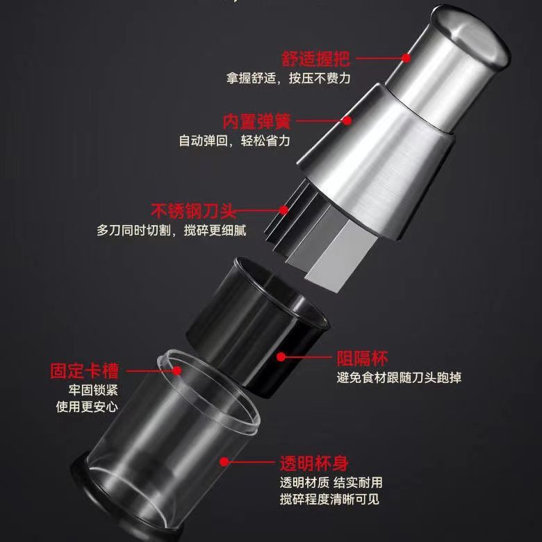 Multifunctional stainless steel pat knife manual press garlic press kitchen vegetable cutter garlic mash garlic press